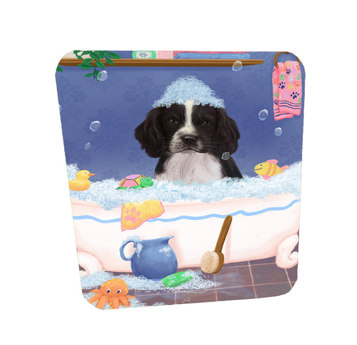 Rub a Dub Dogs in a Tub Springer Spaniel Dog Coasters Set of 4 CSTA58306