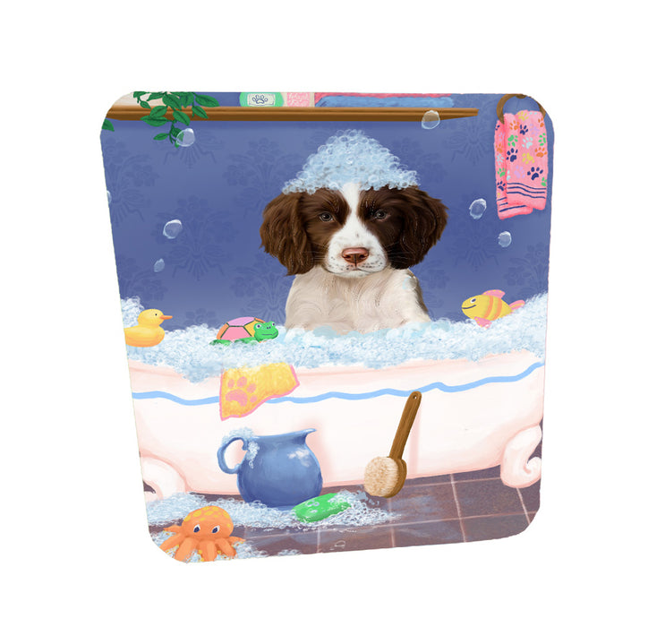 Rub a Dub Dogs in a Tub Springer Spaniel Dog Coasters Set of 4 CSTA58307