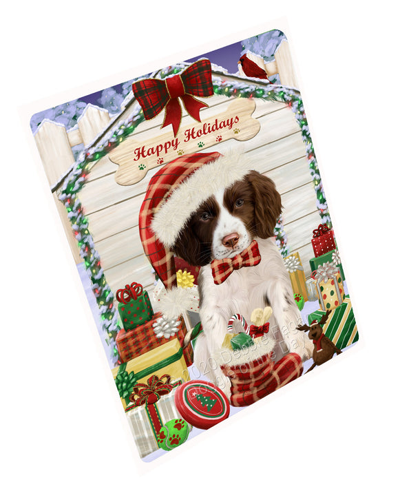 Christmas House with Presents Springer Spaniel Dog Refrigerator/Dishwasher Magnet - Kitchen Decor Magnet - Pets Portrait Unique Magnet - Ultra-Sticky Premium Quality Magnet RMAG112383