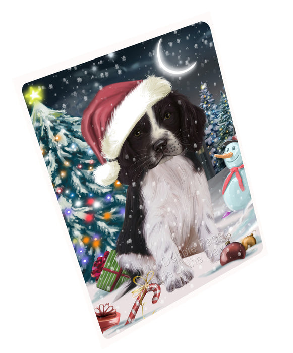 Christmas Holly Jolly Springer Spaniel Dog Refrigerator/Dishwasher Magnet - Kitchen Decor Magnet - Pets Portrait Unique Magnet - Ultra-Sticky Premium Quality Magnet RMAG112938