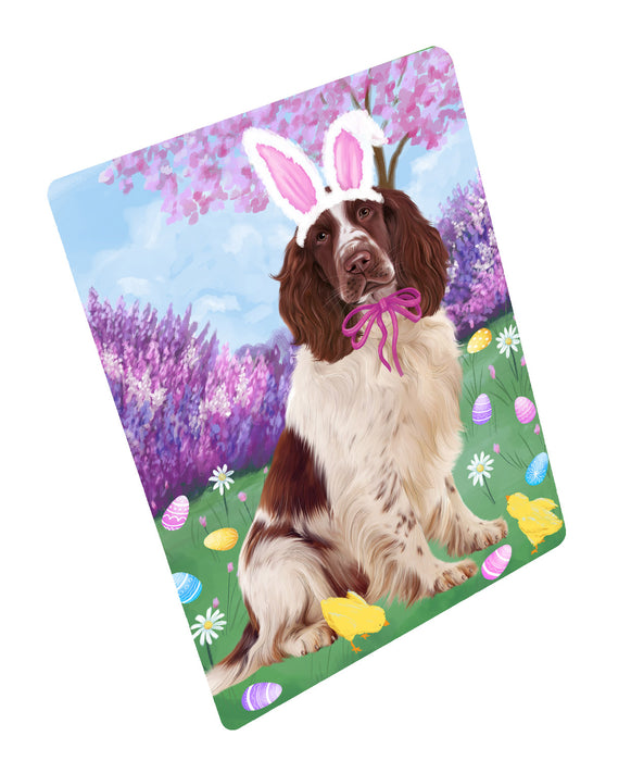 Easter holiday Springer Spaniel Dog Cutting Board - For Kitchen - Scratch & Stain Resistant - Designed To Stay In Place - Easy To Clean By Hand - Perfect for Chopping Meats, Vegetables, CA83658