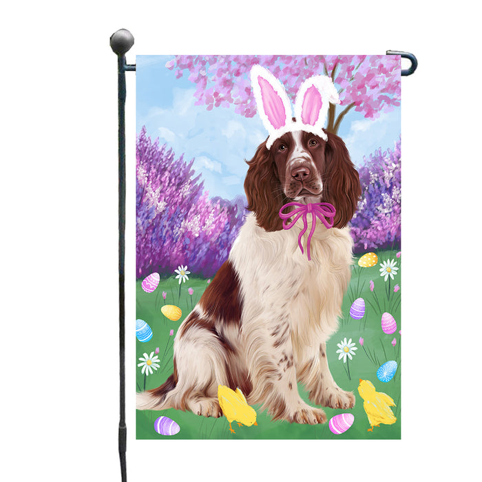 Easter holiday Springer Spaniel Dog Garden Flags Outdoor Decor for Homes and Gardens Double Sided Garden Yard Spring Decorative Vertical Home Flags Garden Porch Lawn Flag for Decorations GFLG68344