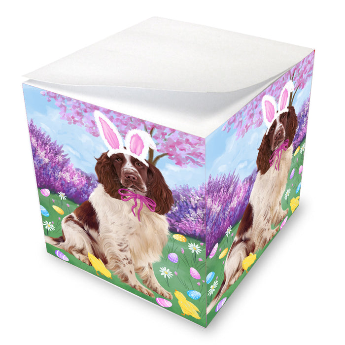 Easter holiday Springer Spaniel Dog Note Cube NOC-DOTD-A57633