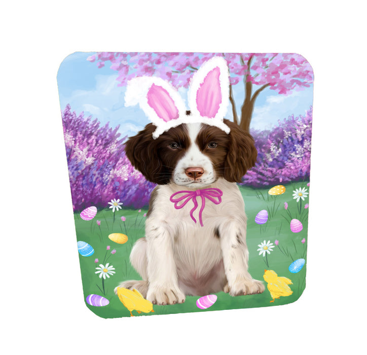 Easter holiday Springer Spaniel Dog Coasters Set of 4 CSTA58594
