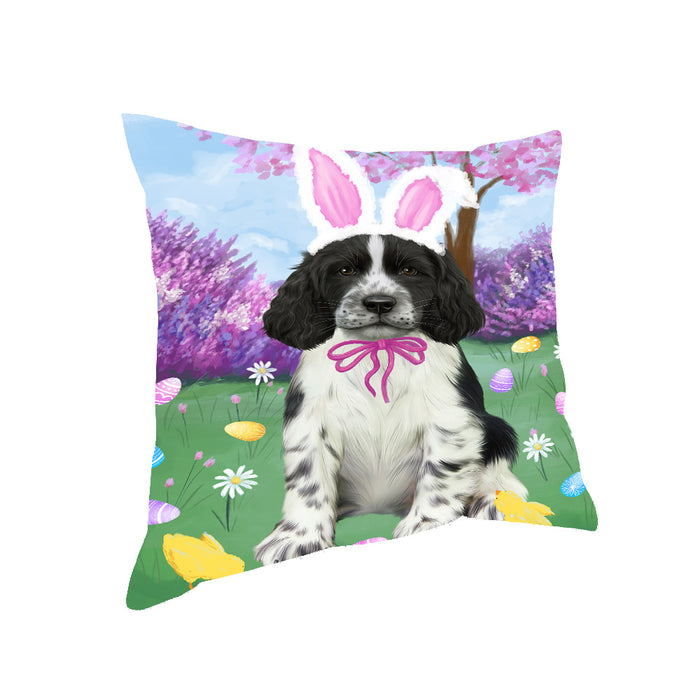 Easter holiday Springer Spaniel Dog Pillow with Top Quality High-Resolution Images - Ultra Soft Pet Pillows for Sleeping - Reversible & Comfort - Ideal Gift for Dog Lover - Cushion for Sofa Couch Bed - 100% Polyester, PILA93385