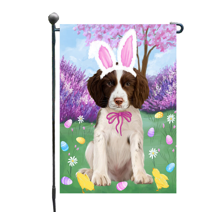 Easter holiday Springer Spaniel Dog Garden Flags Outdoor Decor for Homes and Gardens Double Sided Garden Yard Spring Decorative Vertical Home Flags Garden Porch Lawn Flag for Decorations GFLG68346