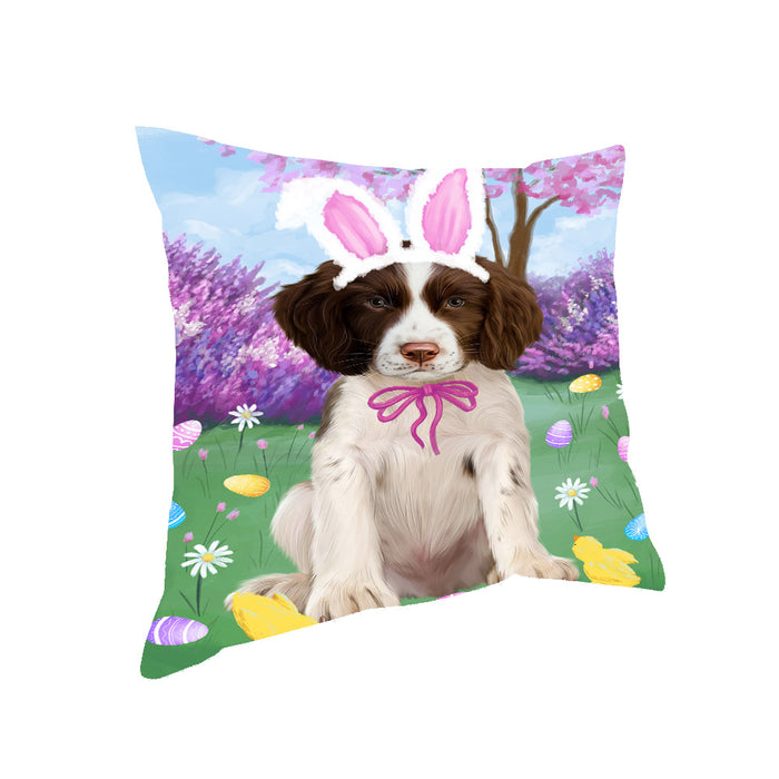 Easter holiday Springer Spaniel Dog Pillow with Top Quality High-Resolution Images - Ultra Soft Pet Pillows for Sleeping - Reversible & Comfort - Ideal Gift for Dog Lover - Cushion for Sofa Couch Bed - 100% Polyester, PILA93388
