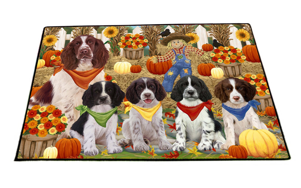 Fall Festive Gathering Skye Terrier Dogs Floormat FLMS55921