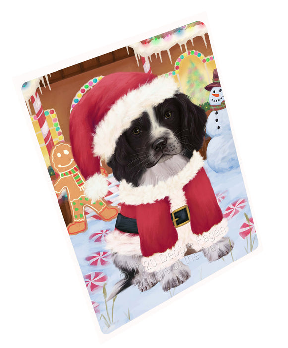 Christmas Gingerbread Candyfest Springer Spaniel Dog Refrigerator/Dishwasher Magnet - Kitchen Decor Magnet - Pets Portrait Unique Magnet - Ultra-Sticky Premium Quality Magnet