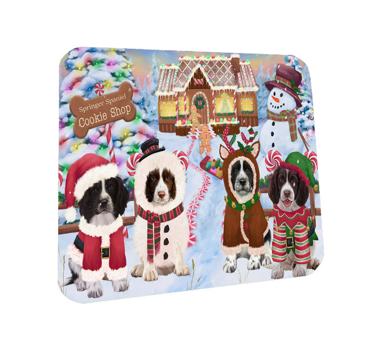Carnival Kissing Booth Springer Spaniel Dogs Coasters Set of 4 CSTA58196