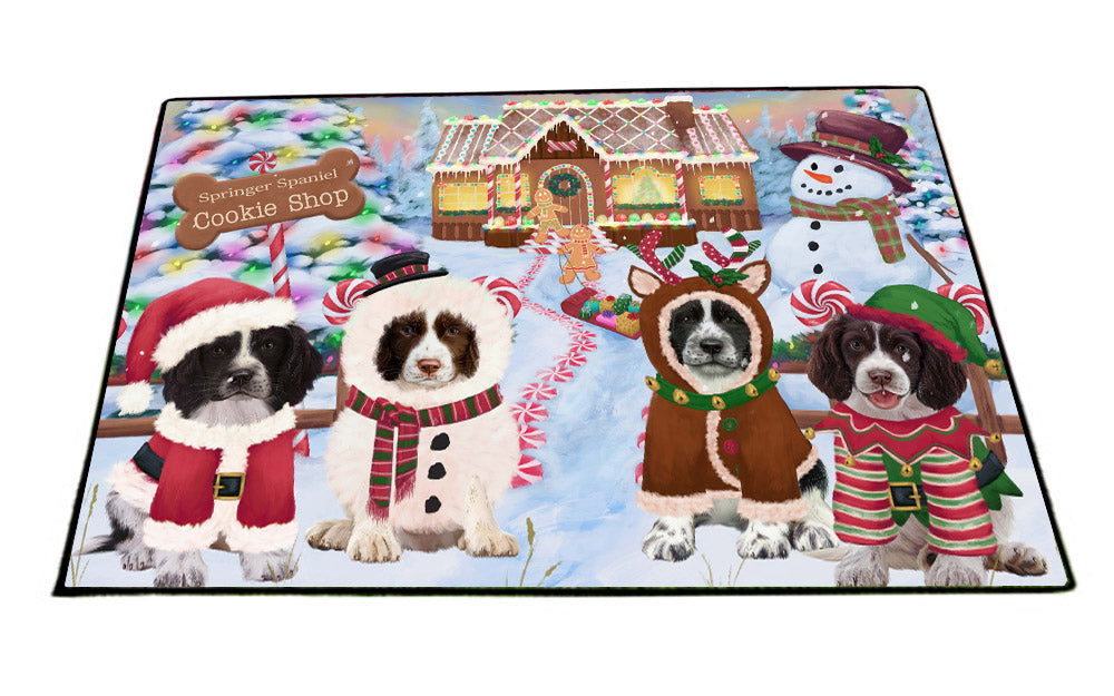 Holiday Gingerbread Cookie Shop Skye Terrier Dogs Floormat FLMS55585