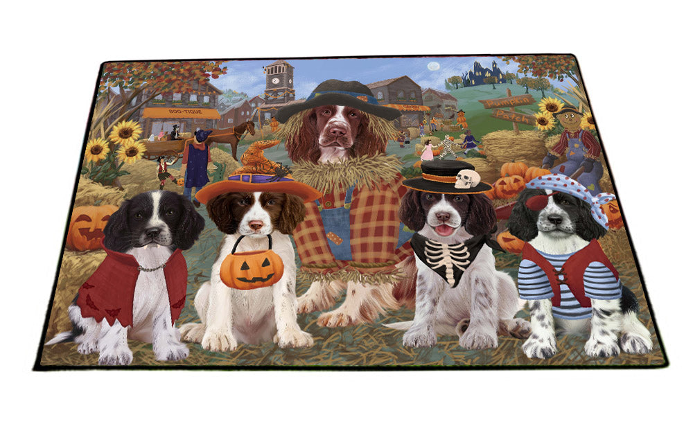 Halloween 'Round Town Skye Terrier Dogs Floormat FLMS55633