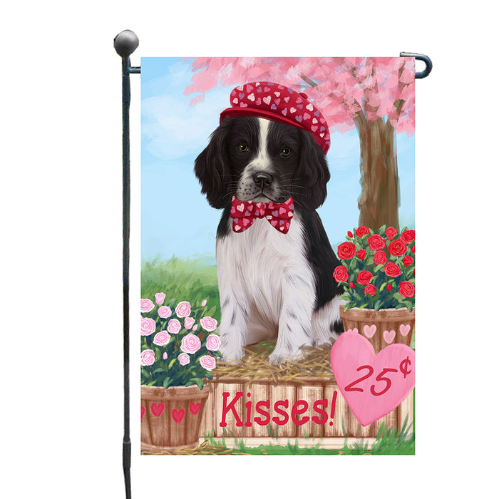 Rosie 25 Cent Kisses Springer Spaniel Dog Garden Flags Outdoor Decor for Homes and Gardens Double Sided Garden Yard Spring Decorative Vertical Home Flags Garden Porch Lawn Flag for Decorations GFLG67975