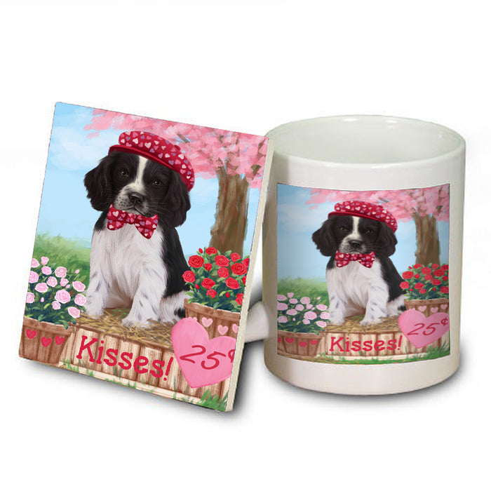 Rosie 25 Cent Kisses Springer Spaniel Dog Coasters Set of 4 CSTA58280