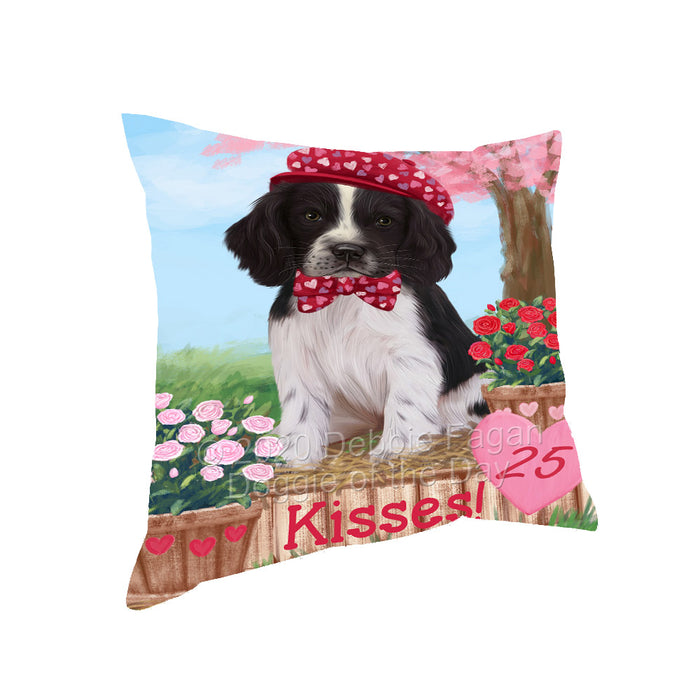 Rosie 25 Cent Kisses Springer Spaniel Dog Pillow with Top Quality High-Resolution Images - Ultra Soft Pet Pillows for Sleeping - Reversible & Comfort - Ideal Gift for Dog Lover - Cushion for Sofa Couch Bed - 100% Polyester, PILA92275