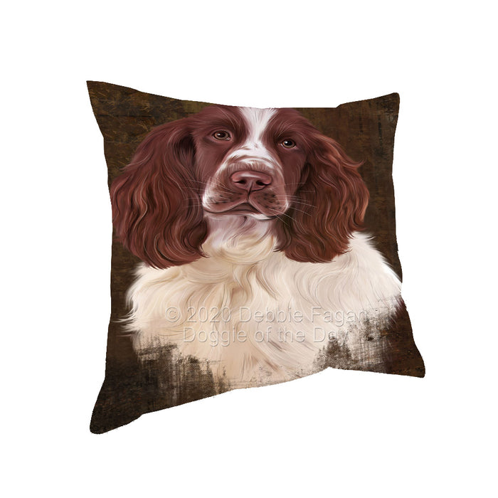 Rustic Springer Spaniel Dog Pillow with Top Quality High-Resolution Images - Ultra Soft Pet Pillows for Sleeping - Reversible & Comfort - Ideal Gift for Dog Lover - Cushion for Sofa Couch Bed - 100% Polyester, PILA91972