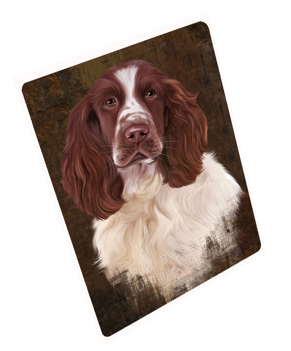 Rustic Springer Spaniel Dog Cutting Board - For Kitchen - Scratch & Stain Resistant - Designed To Stay In Place - Easy To Clean By Hand - Perfect for Chopping Meats, Vegetables, CA82718