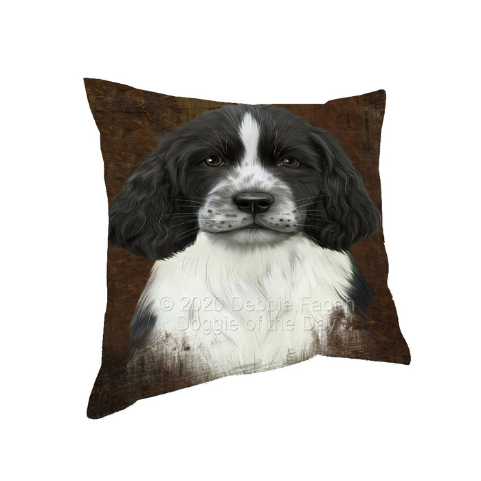 Rustic Springer Spaniel Dog Pillow with Top Quality High-Resolution Images - Ultra Soft Pet Pillows for Sleeping - Reversible & Comfort - Ideal Gift for Dog Lover - Cushion for Sofa Couch Bed - 100% Polyester, PILA91978
