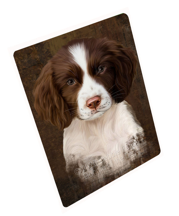 Rustic Springer Spaniel Dog Cutting Board - For Kitchen - Scratch & Stain Resistant - Designed To Stay In Place - Easy To Clean By Hand - Perfect for Chopping Meats, Vegetables, CA82720