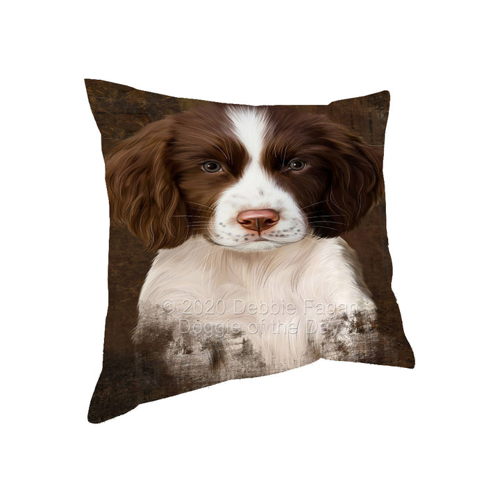 Rustic Springer Spaniel Dog Pillow with Top Quality High-Resolution Images - Ultra Soft Pet Pillows for Sleeping - Reversible & Comfort - Ideal Gift for Dog Lover - Cushion for Sofa Couch Bed - 100% Polyester, PILA91975
