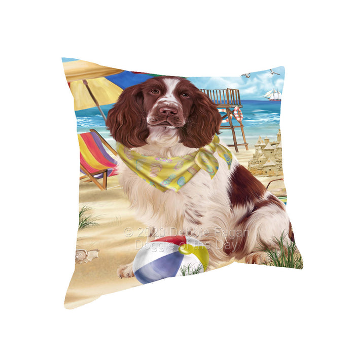Pet Friendly Beach Springer Spaniel Dog Pillow with Top Quality High-Resolution Images - Ultra Soft Pet Pillows for Sleeping - Reversible & Comfort - Ideal Gift for Dog Lover - Cushion for Sofa Couch Bed - 100% Polyester, PILA91717