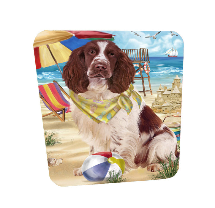 Pet Friendly Beach Springer Spaniel Dog Coasters Set of 4 CSTA58166
