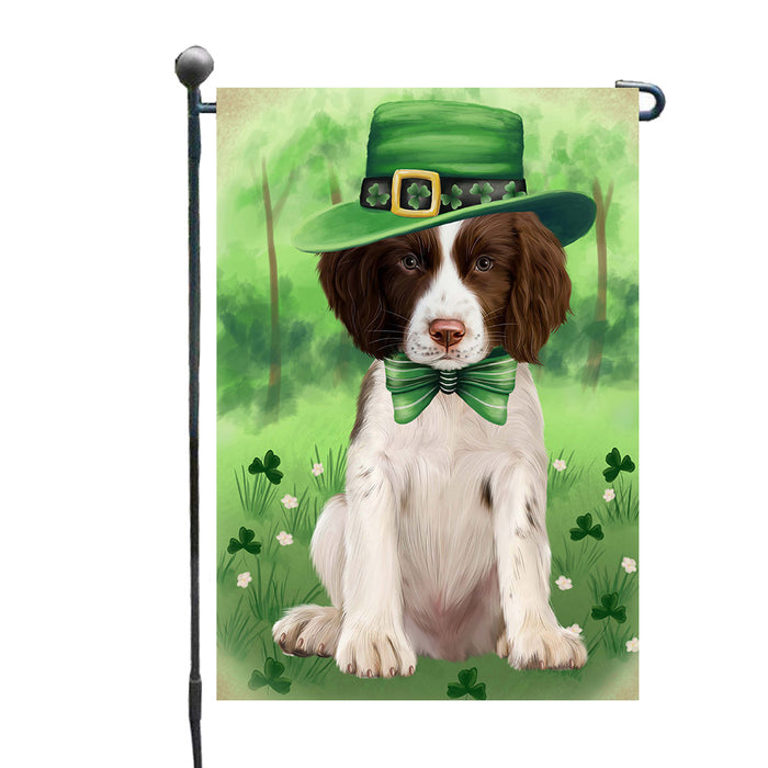 St. Patrick's Day Springer Spaniel Dog Garden Flags Outdoor Decor for Homes and Gardens Double Sided Garden Yard Spring Decorative Vertical Home Flags Garden Porch Lawn Flag for Decorations GFLG68591