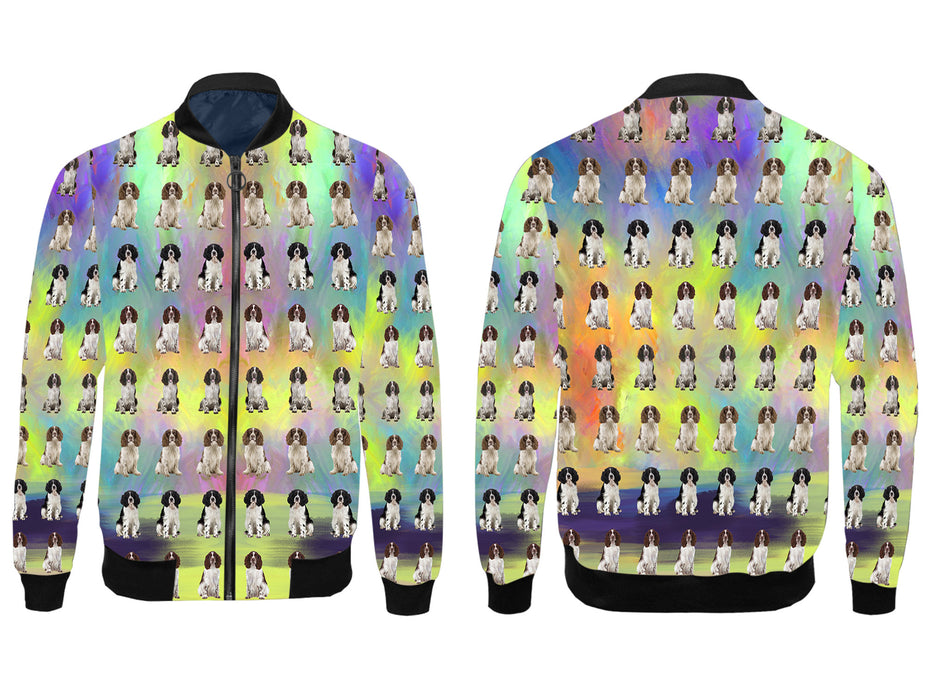 Paradise Wave Springer Spaniel Dogs All Over Print Wome's Jacket