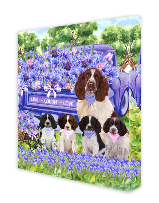 Springer Spaniel Canvas: Explore a Variety of Personalized Designs, Custom, Digital Art Wall Painting, Ready to Hang Room Decor, Gift for Dog and Pet Lovers