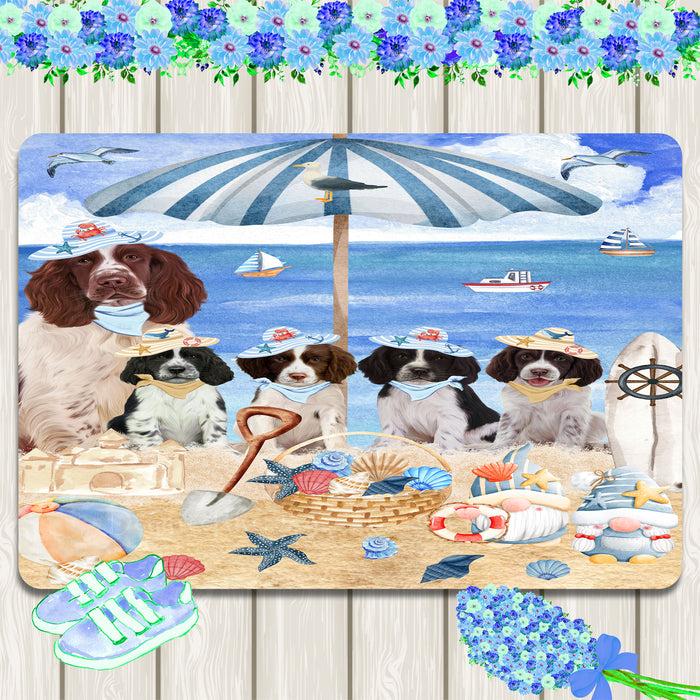 Springer Spaniel Area Rug and Runner, Explore a Variety of Designs, Personalized, Indoor Floor Carpet Rugs for Home and Living Room, Custom, Dog Gift for Pet Lovers