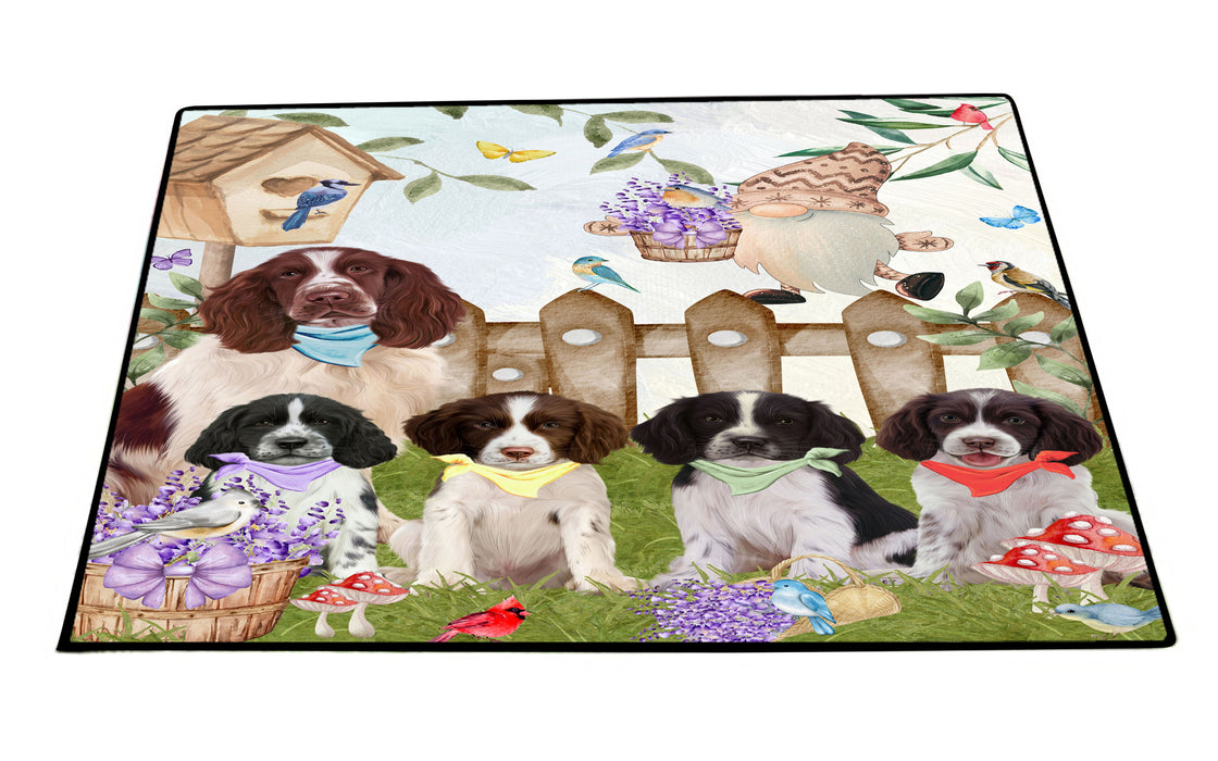 Springer Spaniel Floor Mat: Explore a Variety of Designs, Anti-Slip Doormat for Indoor and Outdoor Welcome Mats, Personalized, Custom, Pet and Dog Lovers Gift