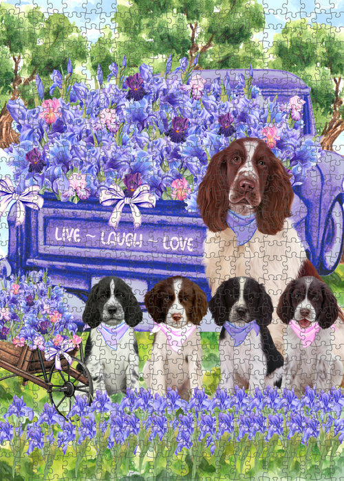 Springer Spaniel Jigsaw Puzzle for Adult, Explore a Variety of Designs, Interlocking Puzzles Games, Custom and Personalized, Gift for Dog and Pet Lovers