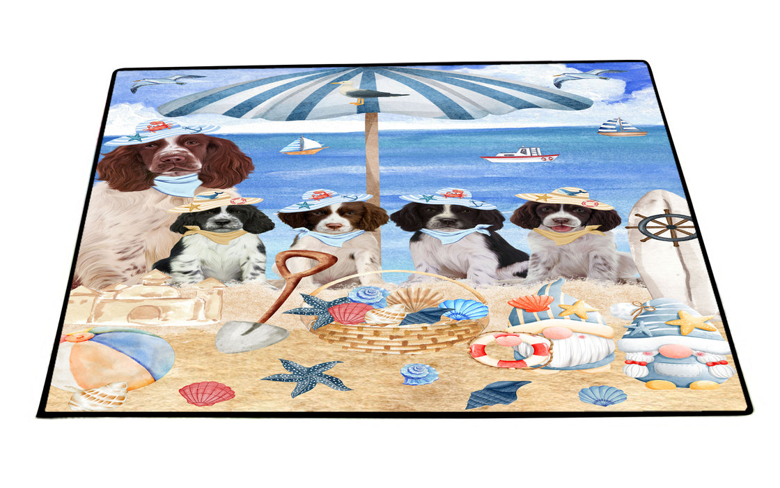 Springer Spaniel Floor Mats: Explore a Variety of Designs, Personalized, Custom, Halloween Anti-Slip Doormat for Indoor and Outdoor, Dog Gift for Pet Lovers