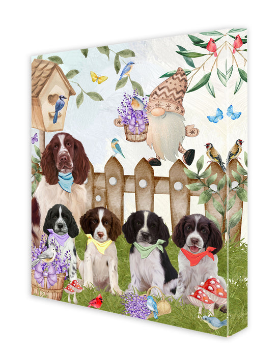 Springer Spaniel Canvas: Explore a Variety of Personalized Designs, Custom, Digital Art Wall Painting, Ready to Hang Room Decor, Gift for Dog and Pet Lovers