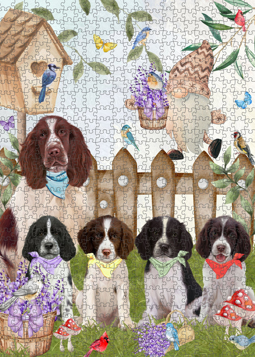 Springer Spaniel Jigsaw Puzzle for Adult, Interlocking Puzzles Games, Personalized, Explore a Variety of Designs, Custom, Dog Gift for Pet Lovers