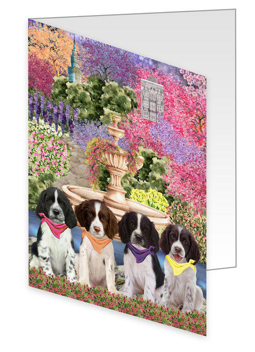Springer Spaniel Greeting Cards & Note Cards: Invitation Card with Envelopes Multi Pack, Personalized, Explore a Variety of Designs, Custom, Dog Gift for Pet Lovers