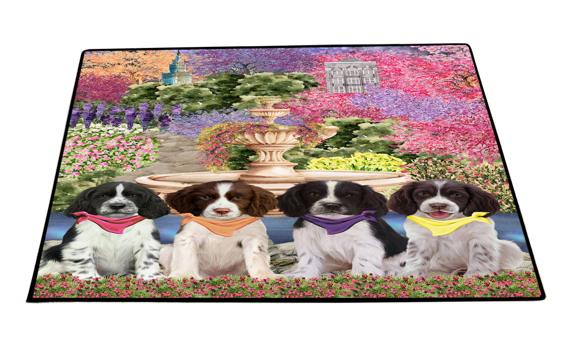 Springer Spaniel Floor Mats: Explore a Variety of Designs, Personalized, Custom, Halloween Anti-Slip Doormat for Indoor and Outdoor, Dog Gift for Pet Lovers