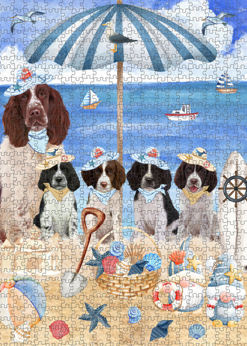 Springer Spaniel Jigsaw Puzzle: Explore a Variety of Personalized Designs, Interlocking Puzzles Games for Adult, Custom, Dog Lover's Gifts