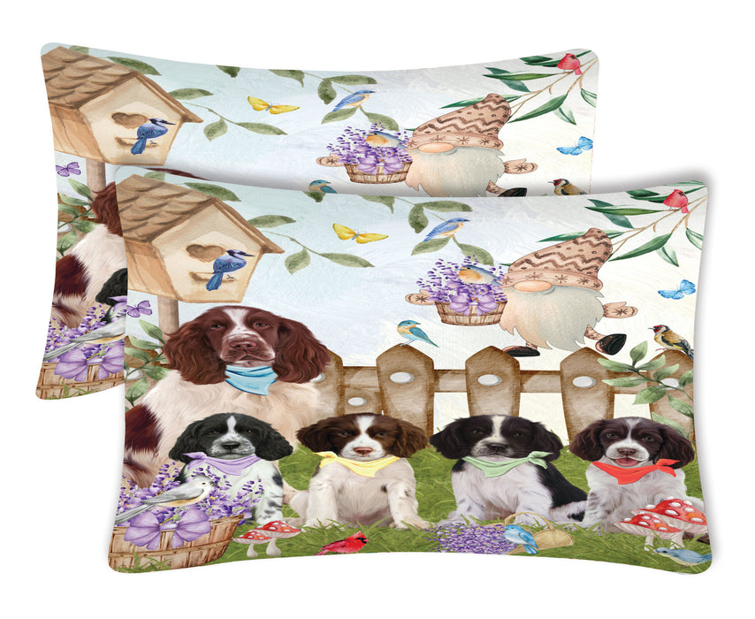 Springer Spaniel Pillow Case: Explore a Variety of Personalized Designs, Custom, Soft and Cozy Pillowcases Set of 2, Pet & Dog Gifts