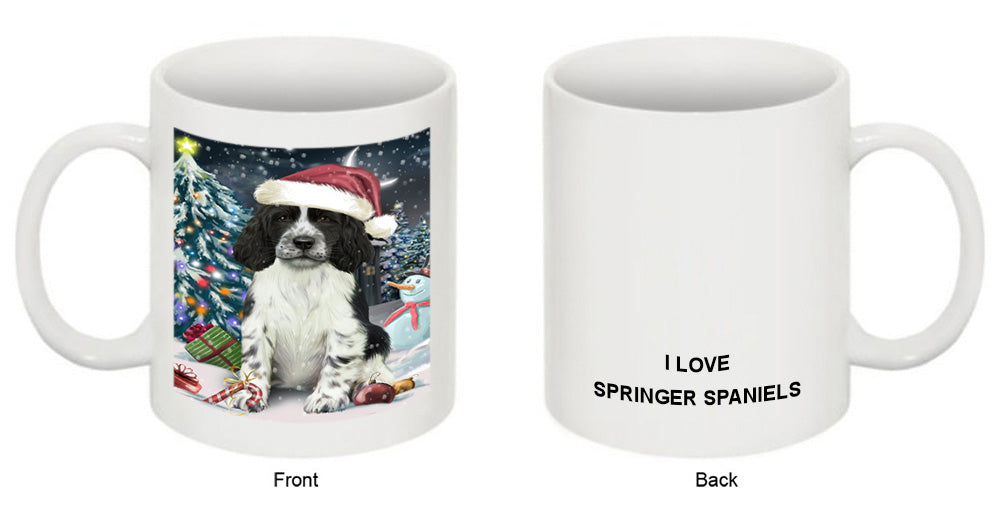 Have a Holly Jolly Christmas Happy Holidays Springer Spaniel Dog Coffee Mug MUG49651