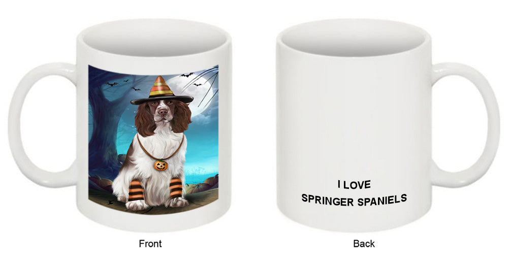 Happy Halloween Trick or Treat Springer Spaniel Dog Coffee Mug MUG49931