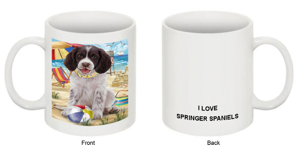 Pet Friendly Beach Springer Spaniel Dog Coffee Mug MUG49591