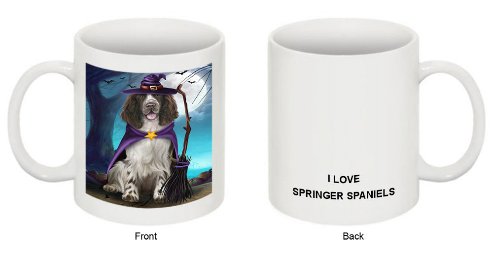 Happy Halloween Trick or Treat Springer Spaniel Dog Coffee Mug MUG49933
