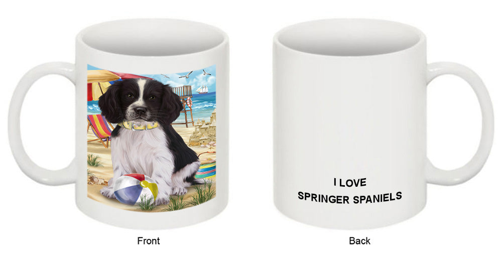 Pet Friendly Beach Springer Spaniel Dog Coffee Mug MUG49592