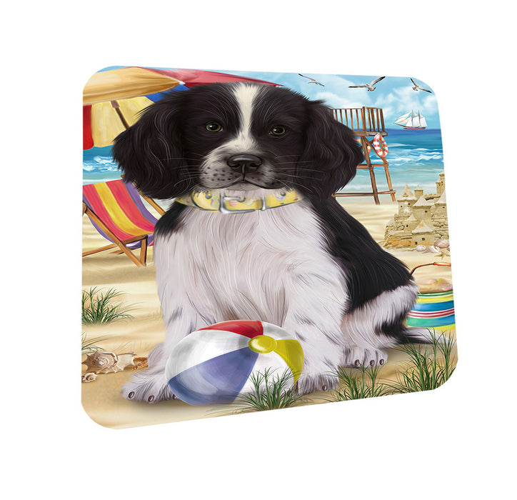 Pet Friendly Beach Springer Spaniel Dog Coasters Set of 4 CST54152