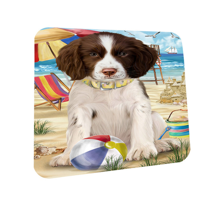Pet Friendly Beach Springer Spaniel Dog Coasters Set of 4 CST54153