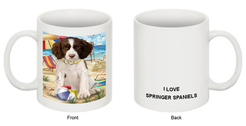 Pet Friendly Beach Springer Spaniel Dog Coffee Mug MUG49593