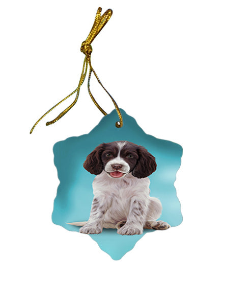 Springer Spaniel Dog Star Porcelain Ornament SPOR54761