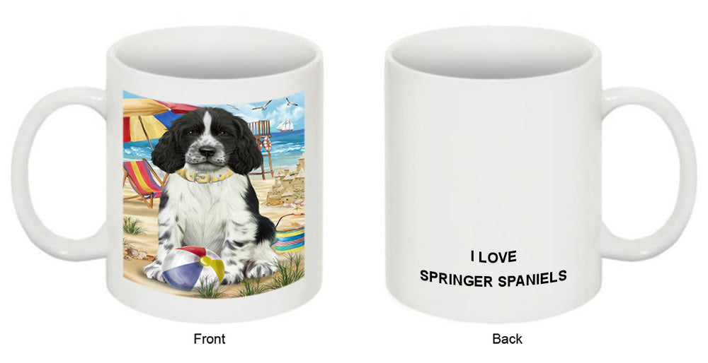 Pet Friendly Beach Springer Spaniel Dog Coffee Mug MUG49594