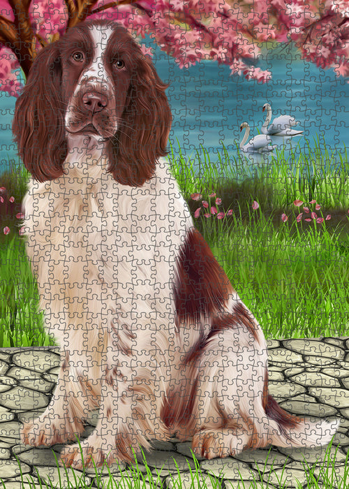 Springer Spaniel Dog Puzzle with Photo Tin PUZL86240